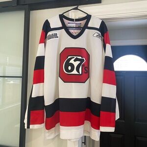 Reebok OHL Ottawa 67’s Jersey - L (Office Depot Sponsor)
